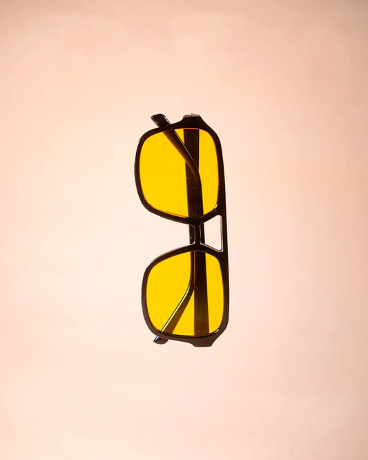 Gafas Retro Amarilla
